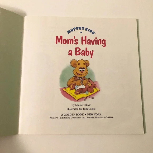 Vtg Lot of 2 Muppet Kids Moms Having a Baby and Im Mad At You Golden Books - Picture 15 of 16